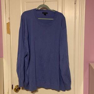 Blue cotton Lands End sweater